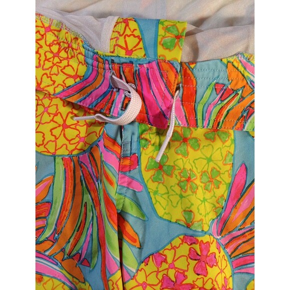 Chubbies Shorts Men Size 2XL The Hooligans Neon Pineapple Mesh Lined Swim Trunks - Picture 3 of 5